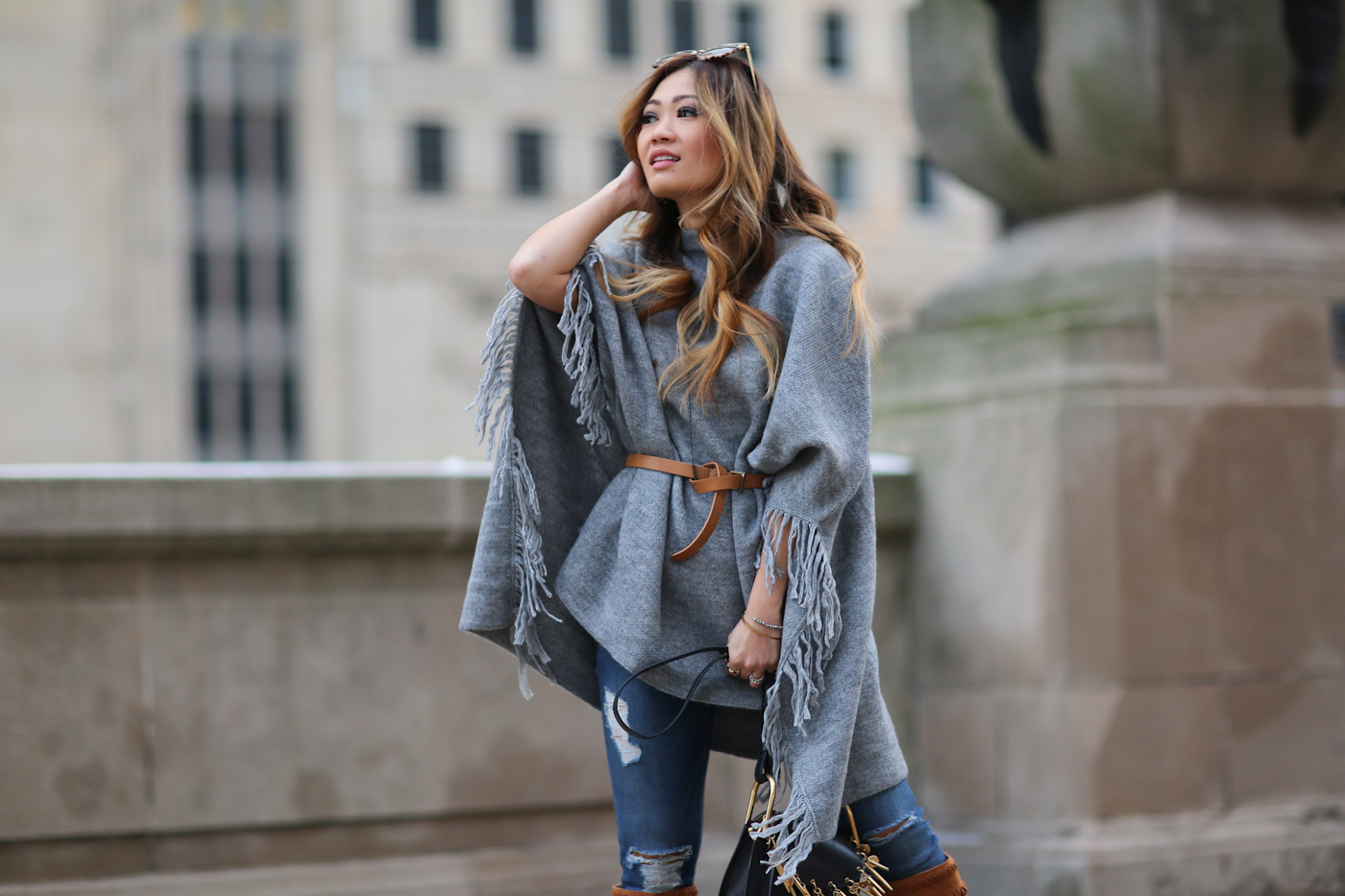 theoutnet fringe poncho and jeffrey campbell fringe boots