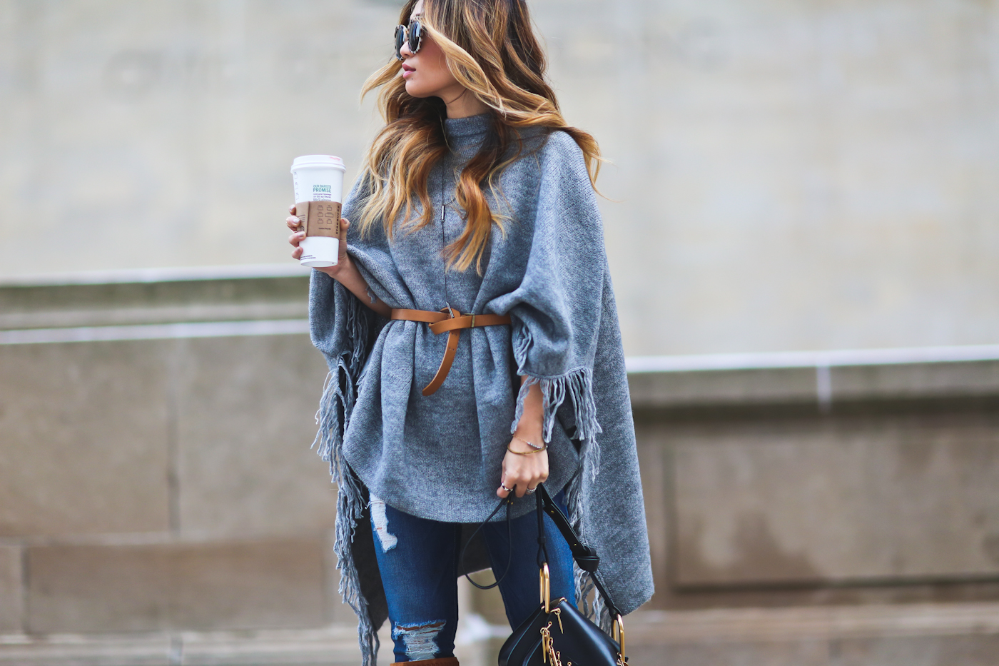 theoutnet fringe poncho and jeffrey campbell fringe boots