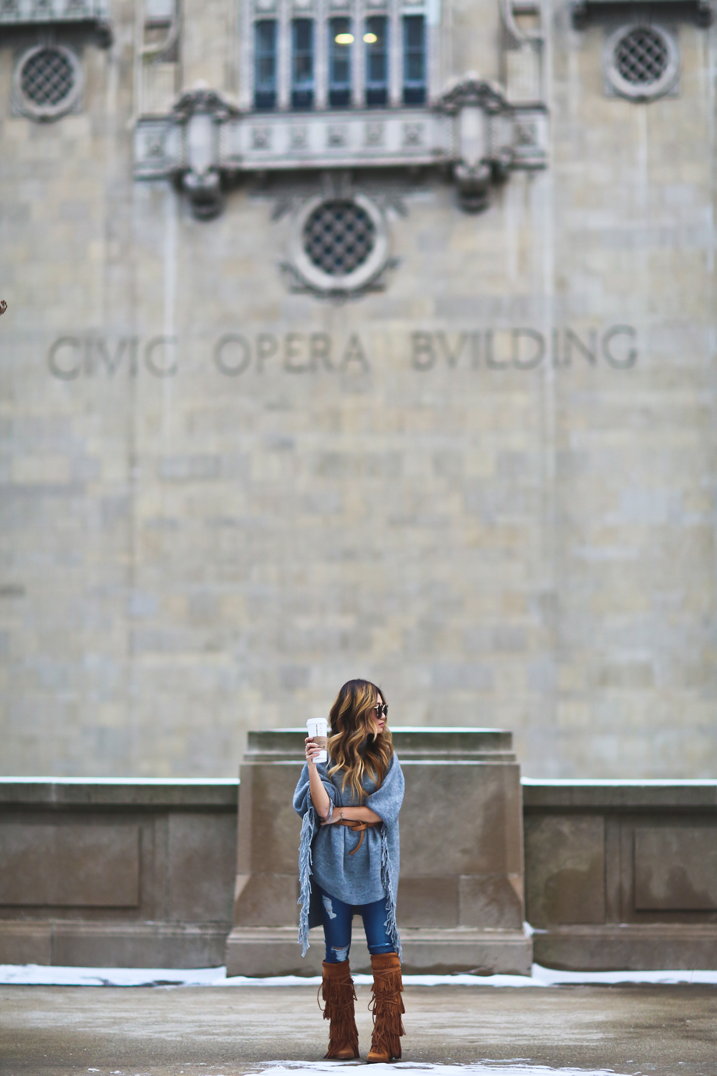 theoutnet fringe poncho and jeffrey campbell fringe boots